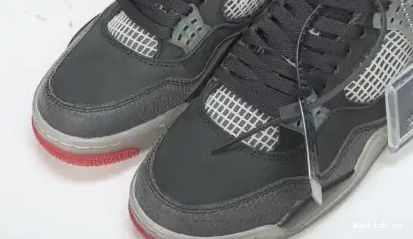 'BRED' OF 4 X 2020 RED JORDAN BLACK AIR  0603